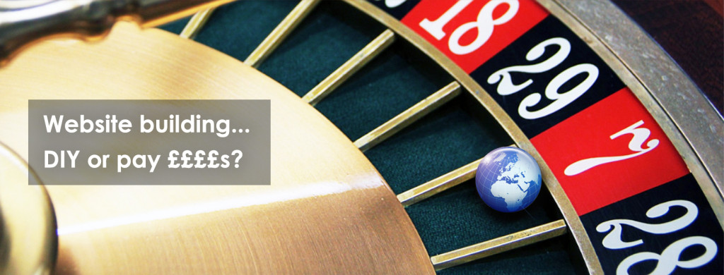 Website Design Roulette, DIY or Professional Design