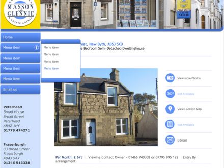 Estate Agent Site Design